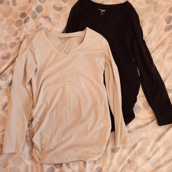 Old Navy Tops - Maternity Long Sleeve Shirt Bundle